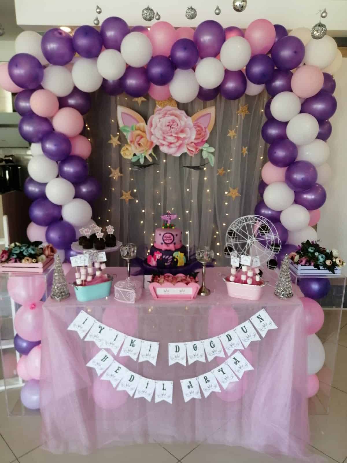 Şaşalı Parti Evi Doğum Günü Baby Shower Fiyatları Düğün Buketi