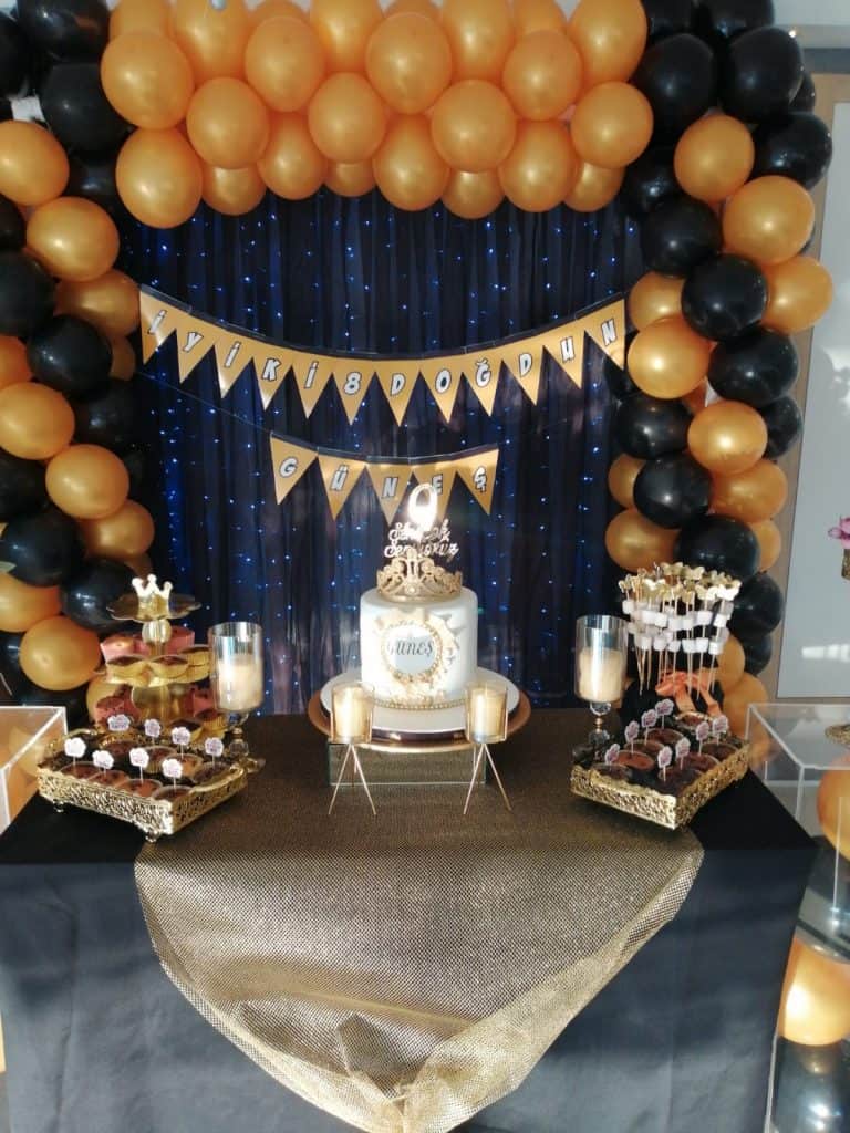 Şaşalı Parti Evi Doğum Günü Baby Shower Fiyatları Düğün Buketi