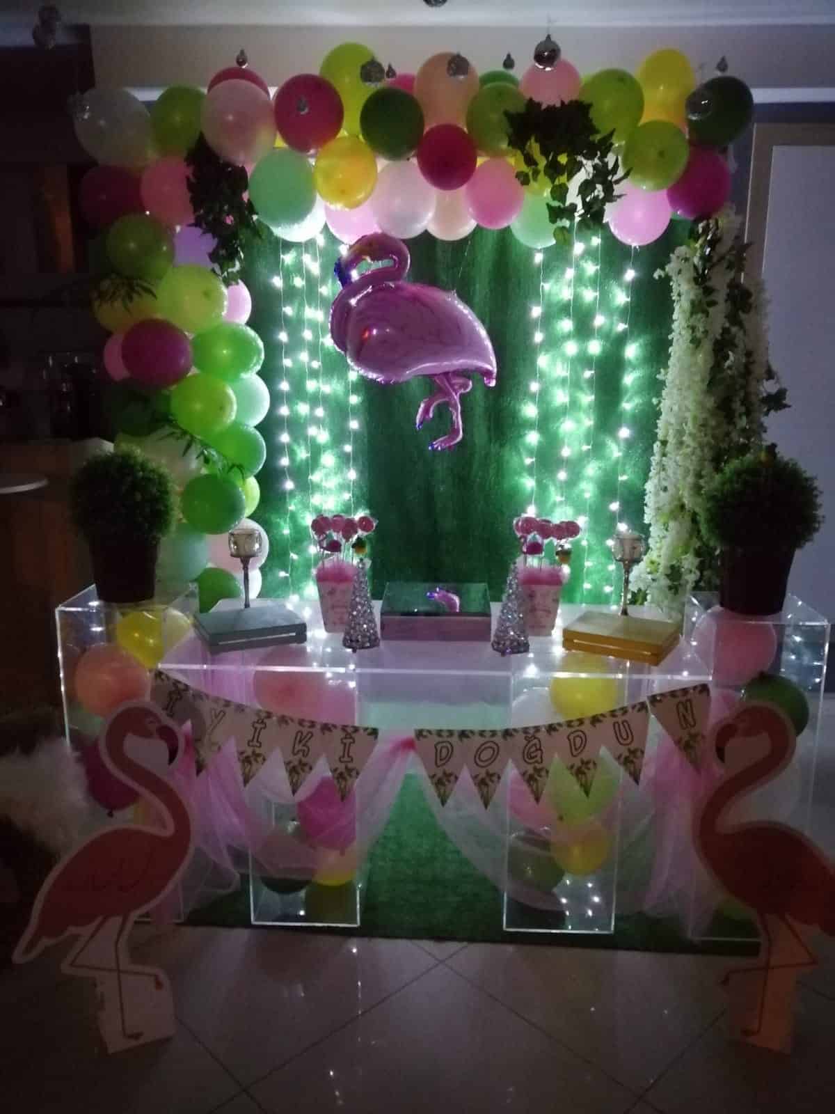Şaşalı Parti Evi Doğum Günü Baby Shower Fiyatları Düğün Buketi
